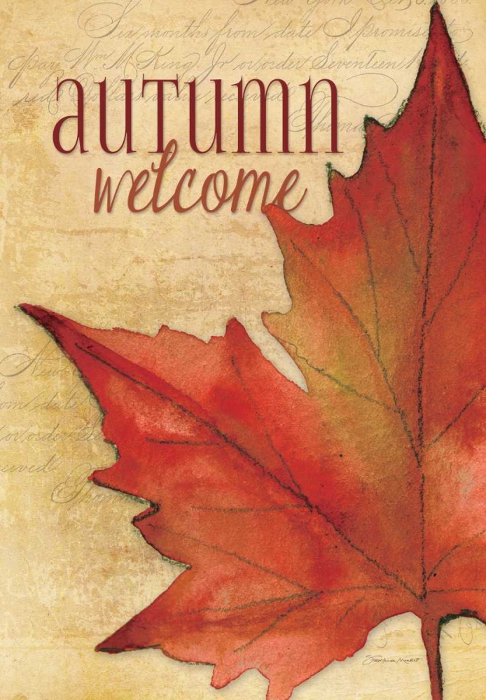 Autumn Welcome I art print by Stephanie Marrott for $57.95 CAD