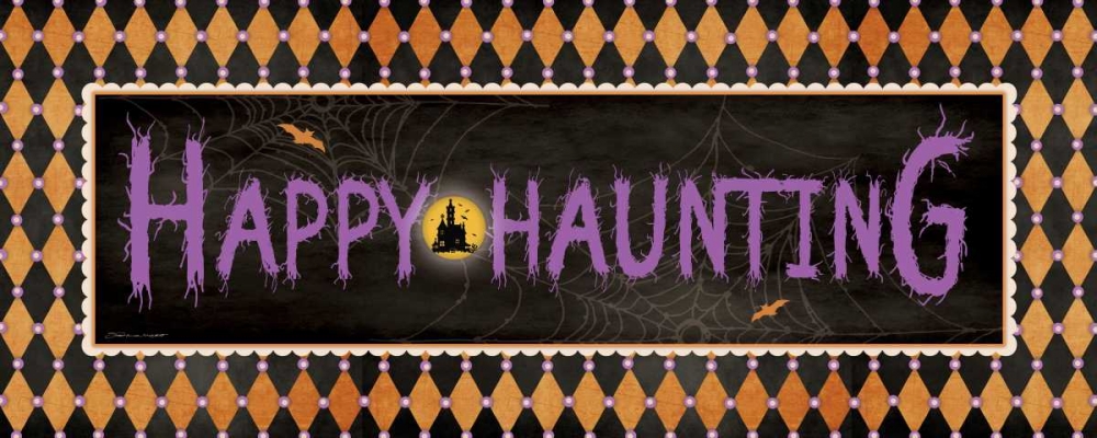 Happy Haunting art print by Stephanie Marrott for $57.95 CAD