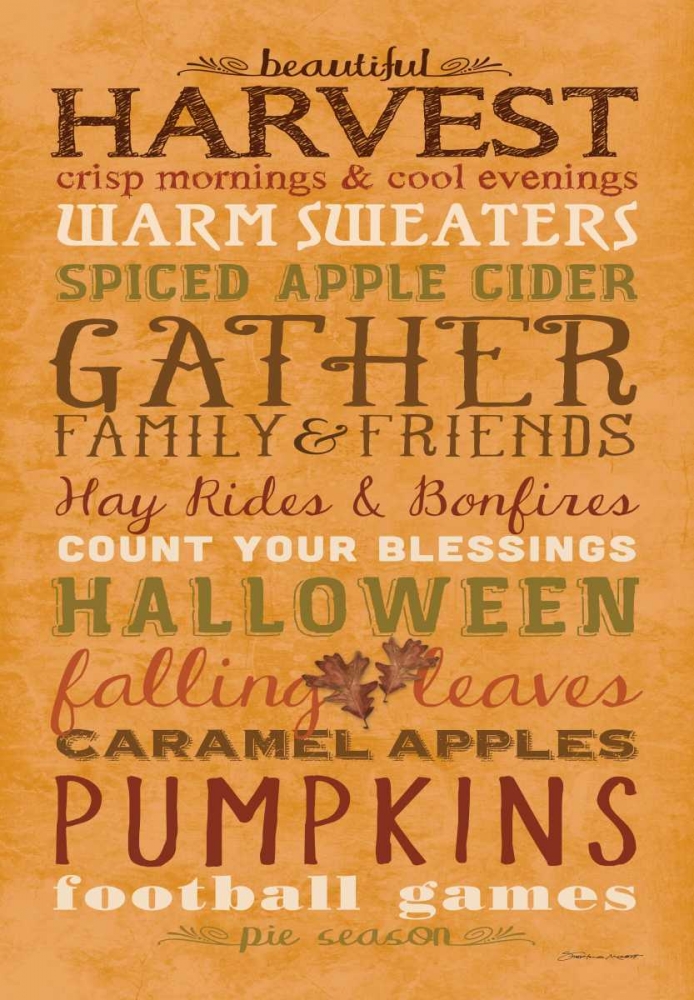 Beautiful Harvest art print by Stephanie Marrott for $57.95 CAD