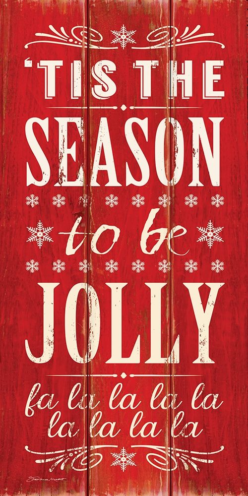 Be Jolly art print by Stephanie Marrott for $57.95 CAD