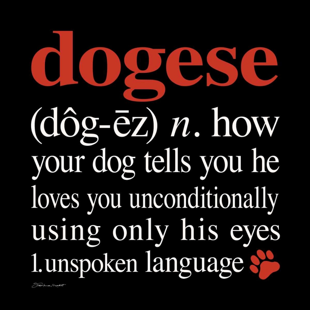 Dogese art print by Stephanie Marrott for $57.95 CAD