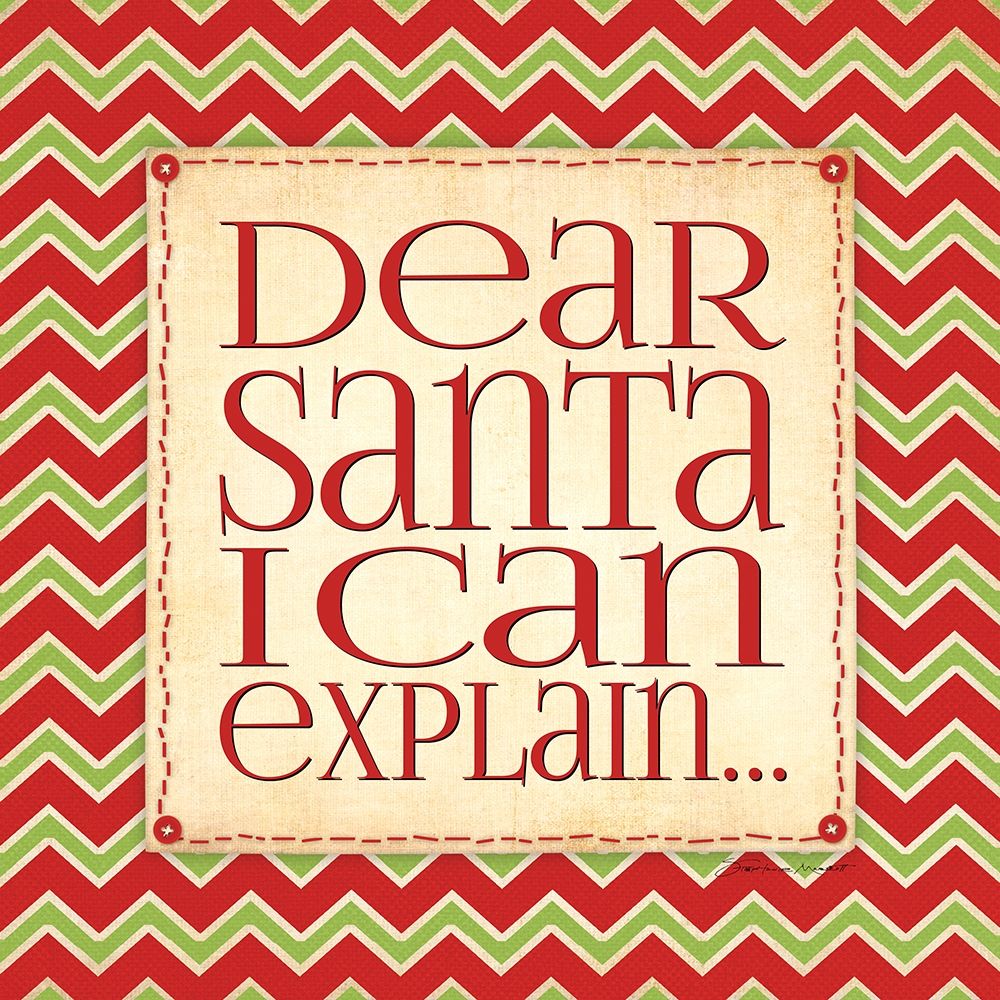 Dear Santa art print by Stephanie Marrott for $57.95 CAD