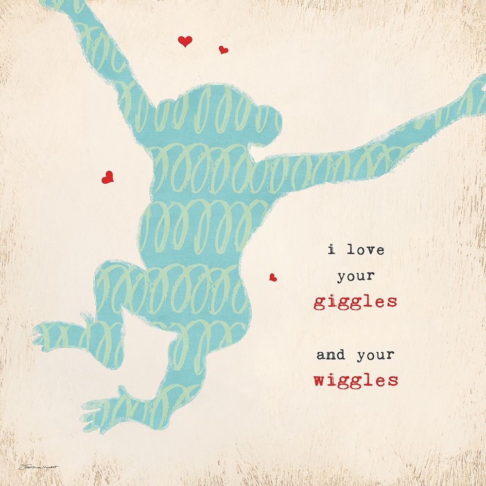 Love Your Wiggles art print by Stephanie Marrott for $57.95 CAD