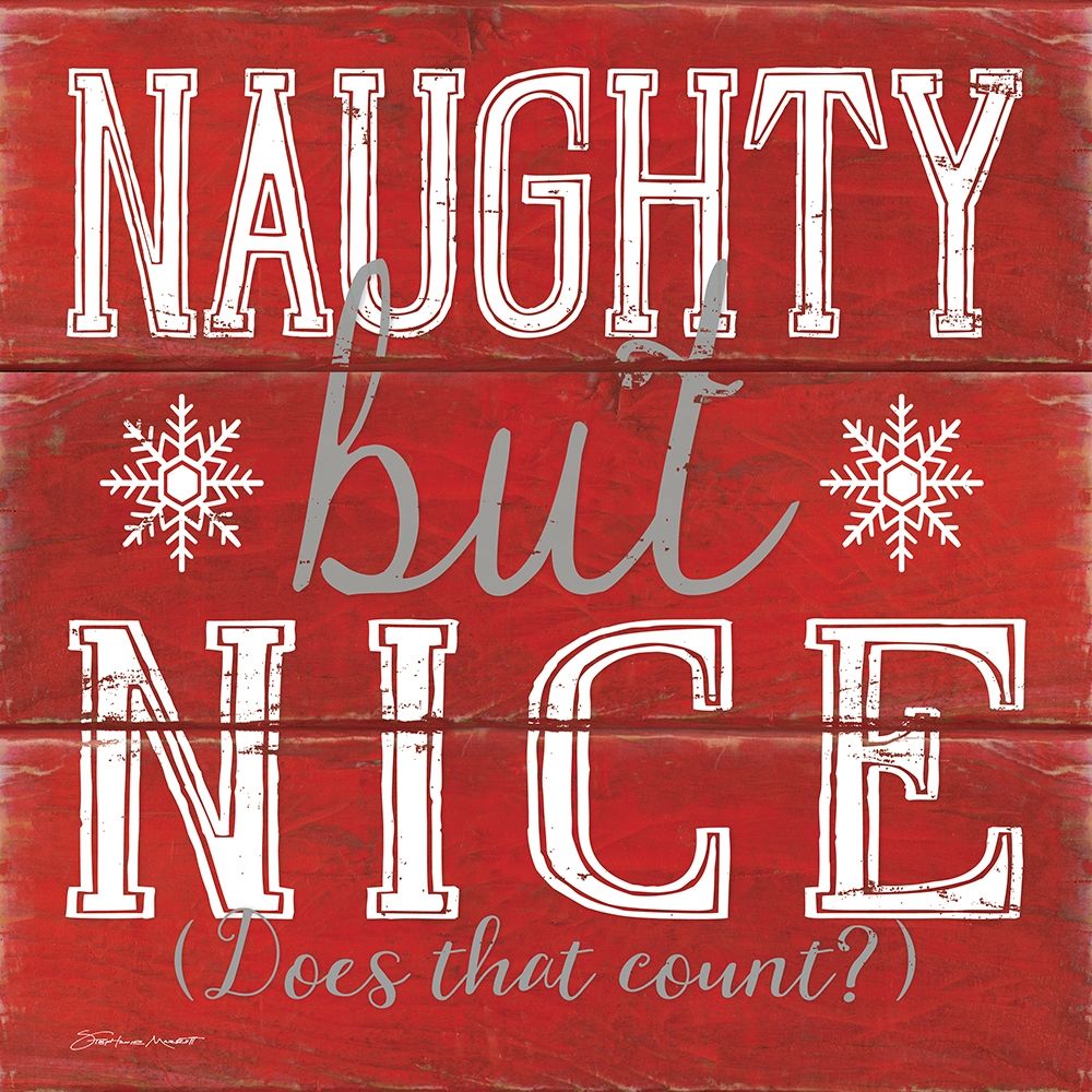 Naughty But Good art print by Stephanie Marrott for $57.95 CAD