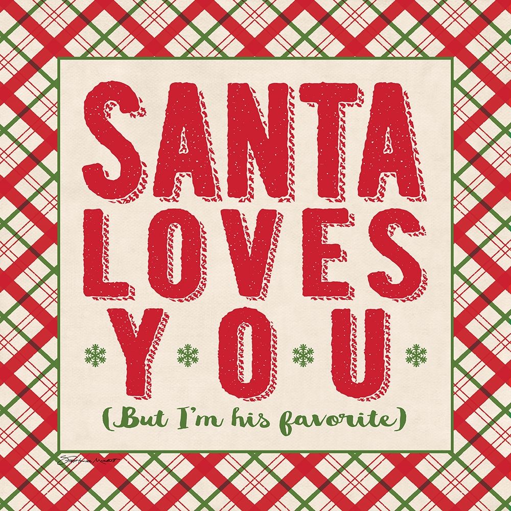 Santas Favorite art print by Stephanie Marrott for $57.95 CAD