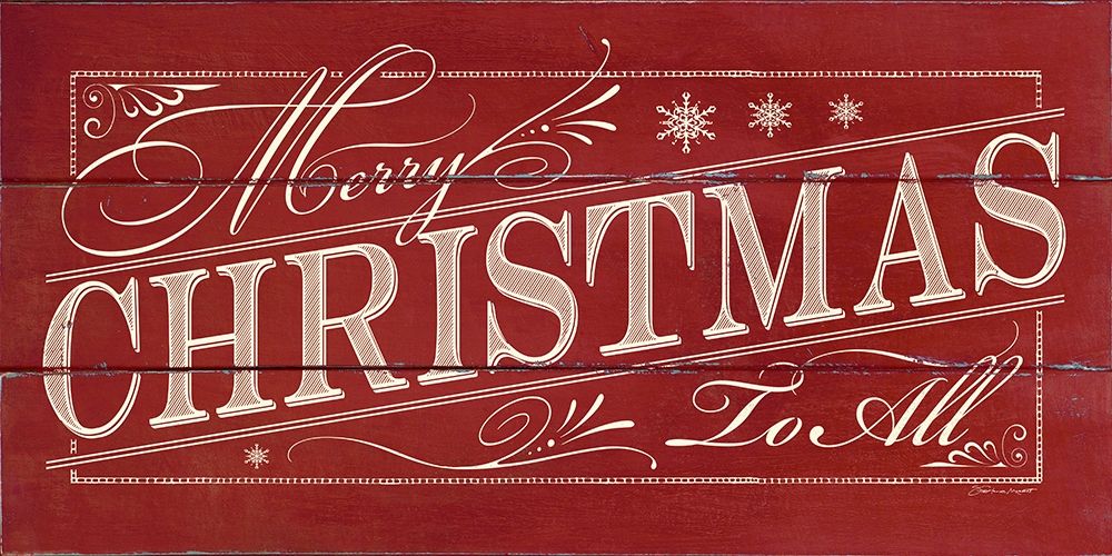 Merry Christmas art print by Stephanie Marrott for $57.95 CAD