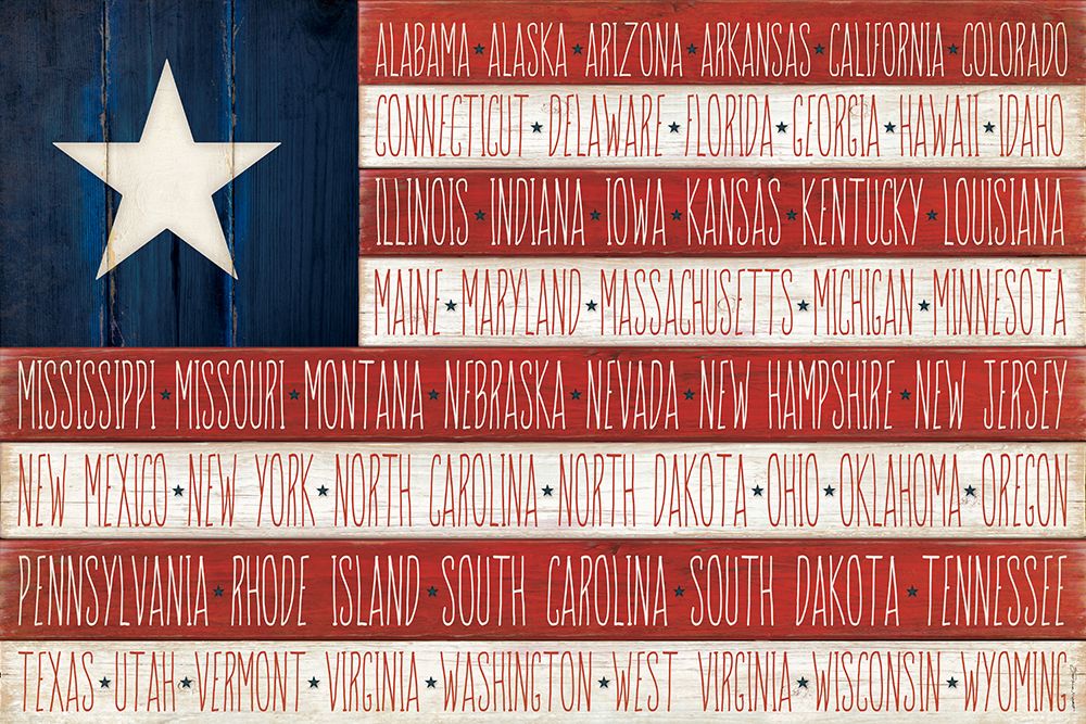 United States art print by Stephanie Marrott for $57.95 CAD
