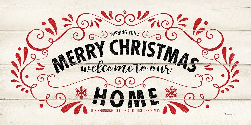 Merry Christmas art print by Stephanie Marrott for $57.95 CAD