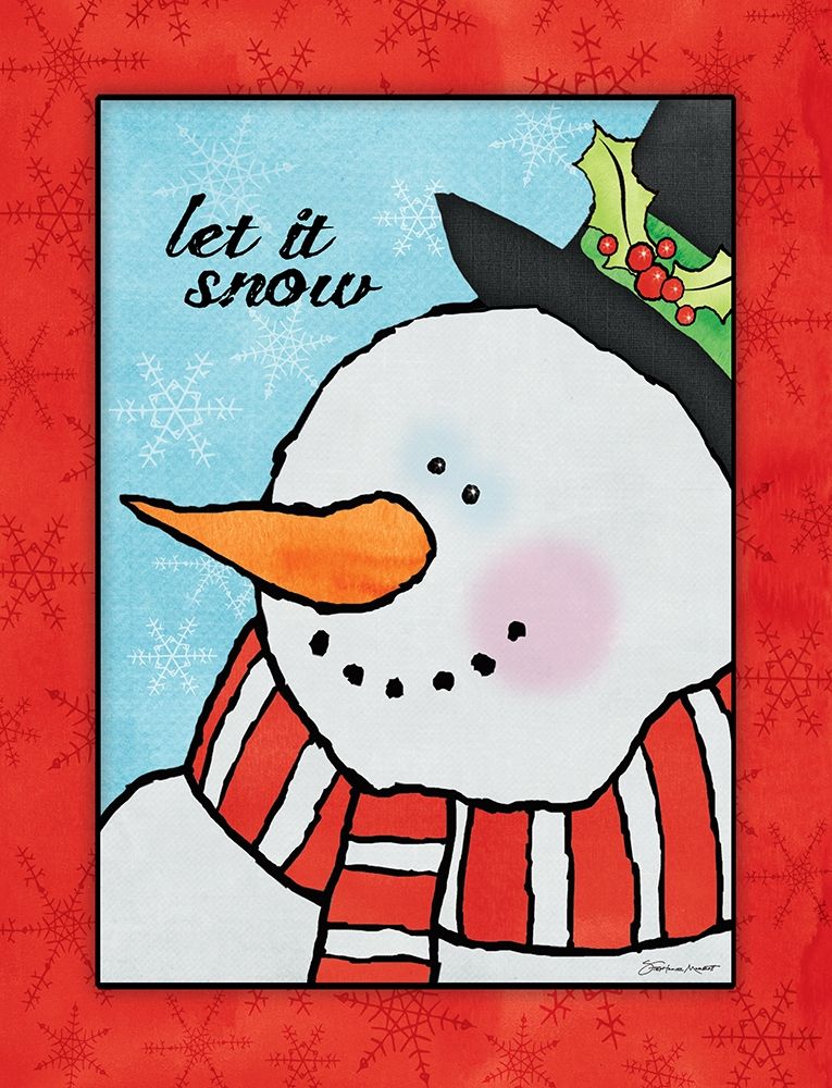 Snowman II art print by Stephanie Marrott for $57.95 CAD
