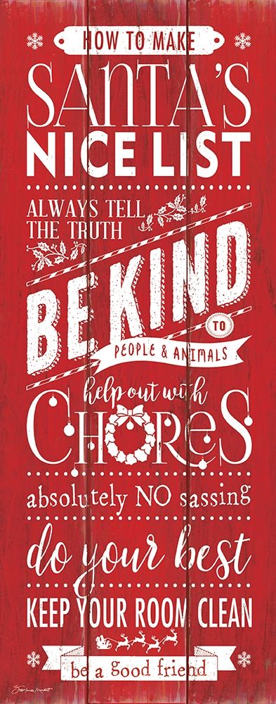 Nice List art print by Stephanie Marrott for $57.95 CAD
