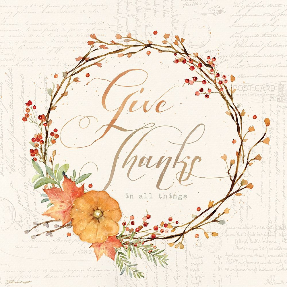 Give Thanks art print by Stephanie Marrott for $57.95 CAD