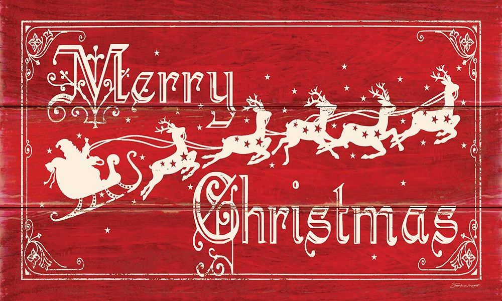 Merry Christmas art print by Stephanie Marrott for $57.95 CAD
