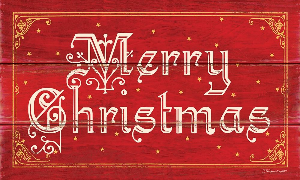 Merry Christmas art print by Stephanie Marrott for $57.95 CAD