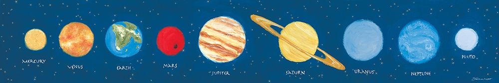 Our Solar System art print by Stephanie Marrott for $57.95 CAD