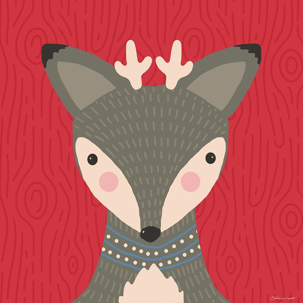 Woodland Deer art print by Stephanie Marrott for $57.95 CAD