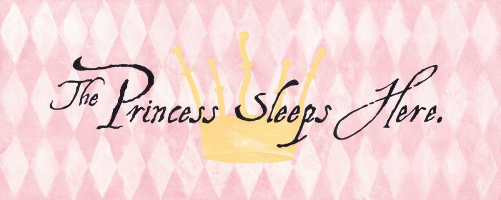 The Princess Sleeps Here art print by Stephanie Marrott for $57.95 CAD