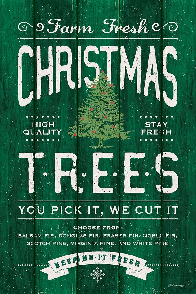 Christmas Trees art print by Stephanie Marrott for $57.95 CAD