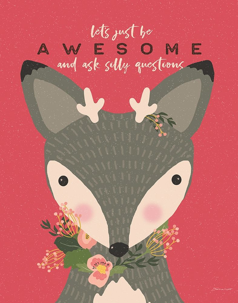 Awesome Deer art print by Stephanie Marrott for $57.95 CAD