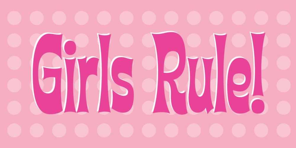 Girls Rule art print by Stephanie Marrott for $57.95 CAD
