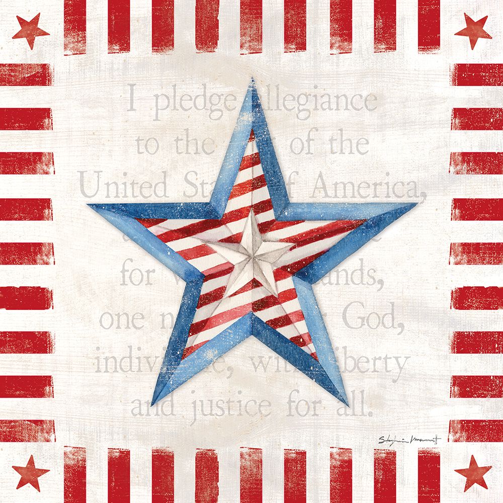Freedon Star I art print by Stephanie Marrott for $57.95 CAD