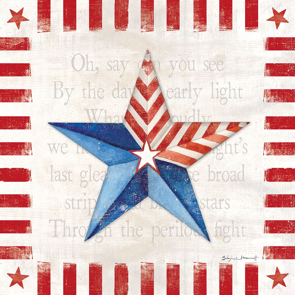 Freedon Star II art print by Stephanie Marrott for $57.95 CAD