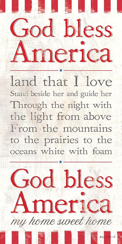 Bless America art print by Stephanie Marrott for $57.95 CAD