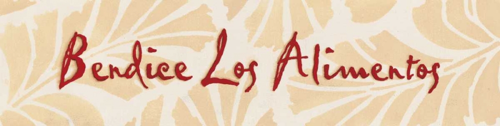 Bendice Los Alimentos art print by Stephanie Marrott for $57.95 CAD