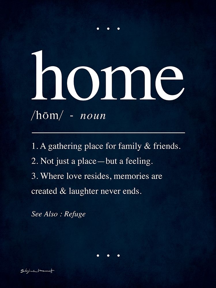 Home In Blue art print by Stephanie Marrott for $57.95 CAD
