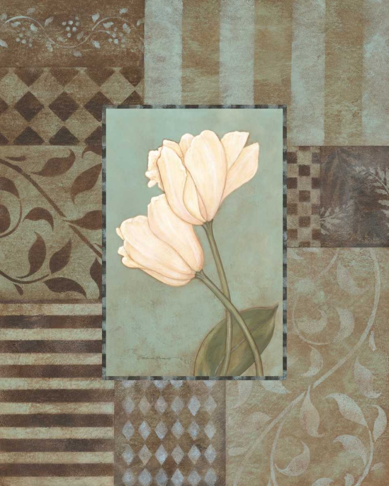 Aqua Tulips art print by Stephanie Marrott for $57.95 CAD