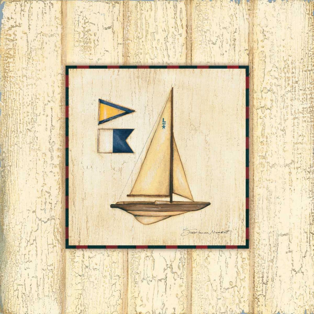 Weathered Boat I art print by Stephanie Marrott for $57.95 CAD