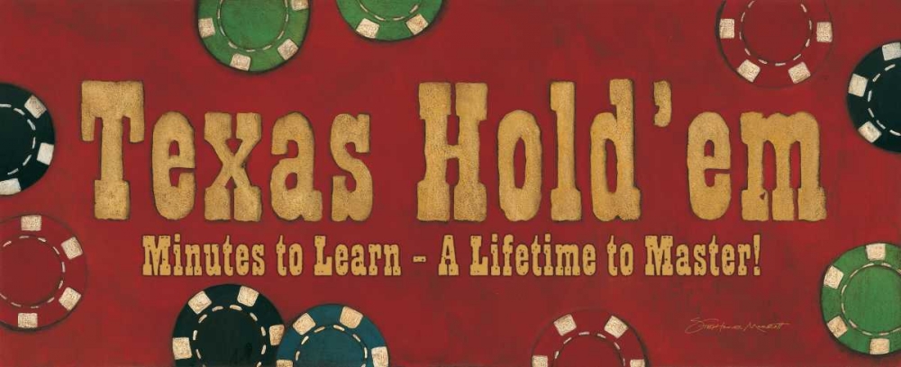 Texas Hold Em art print by Stephanie Marrott for $57.95 CAD