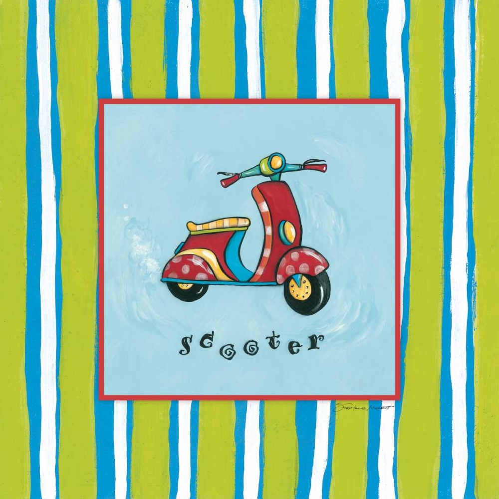 Scooter art print by Stephanie Marrott for $57.95 CAD