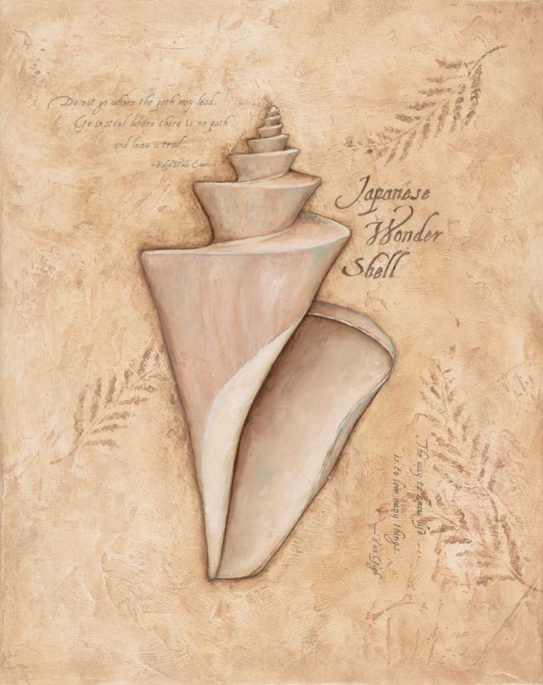Japanese Wonder Shell art print by Stephanie Marrott for $57.95 CAD