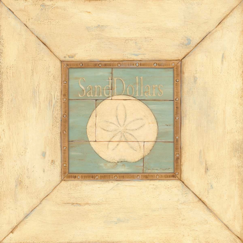 Sand Dollars on Blue art print by Stephanie Marrott for $57.95 CAD
