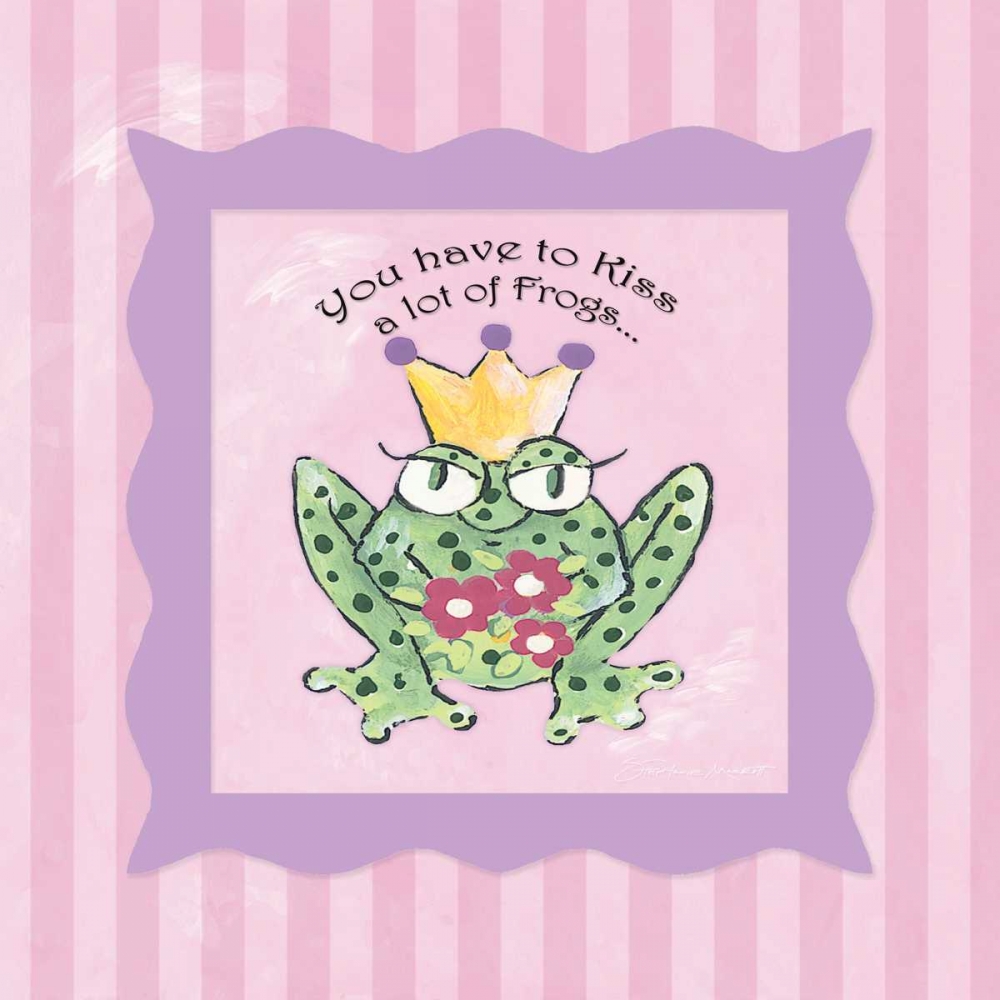 You Have to Kiss a Few Frogs art print by Stephanie Marrott for $57.95 CAD