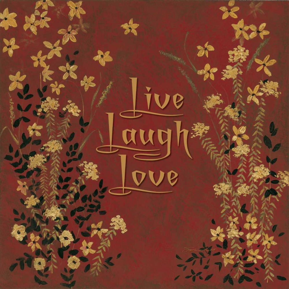 Live-Laugh-Love art print by Stephanie Marrott for $57.95 CAD