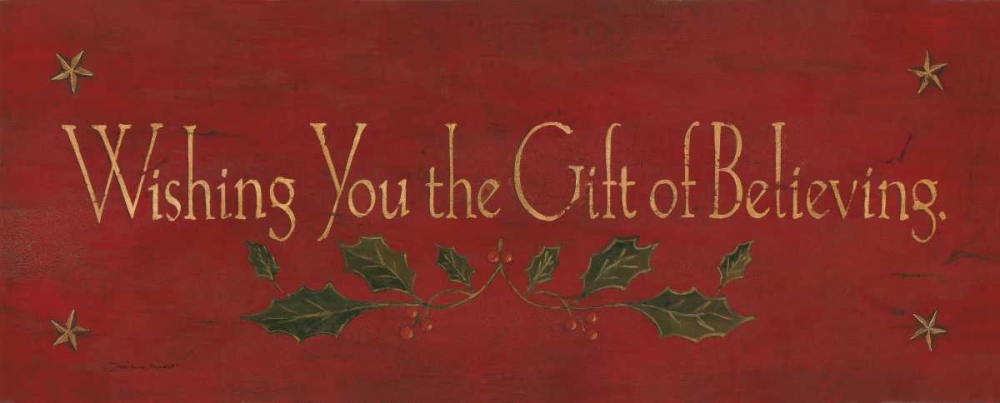 Wishing You the Gift of Believing art print by Stephanie Marrott for $57.95 CAD