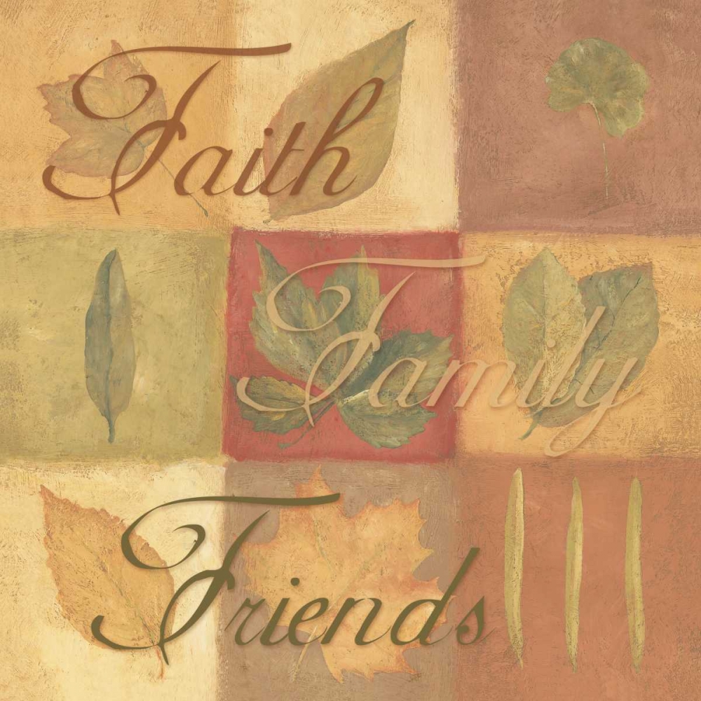 Faith Family Friends art print by Stephanie Marrott for $57.95 CAD