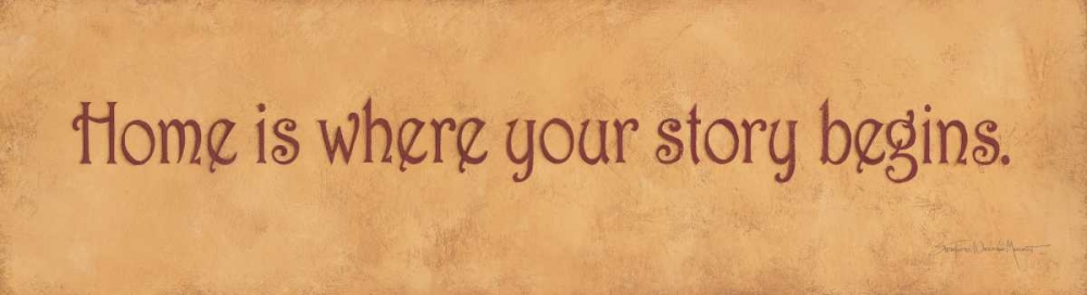 Home is Where Your Story Begins art print by Stephanie Marrott for $57.95 CAD