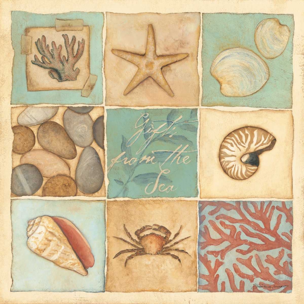 Coastal Collage I art print by Stephanie Marrott for $57.95 CAD