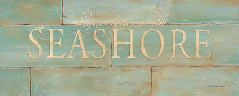 Life is Better at the Beach art print by Stephanie Marrott for $57.95 CAD