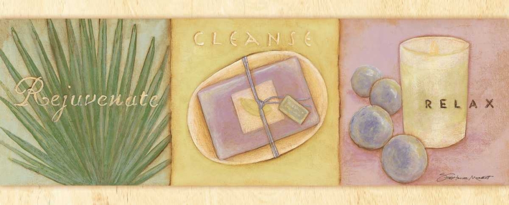 Rejuvenate Cleanse Relax art print by Stephanie Marrott for $57.95 CAD