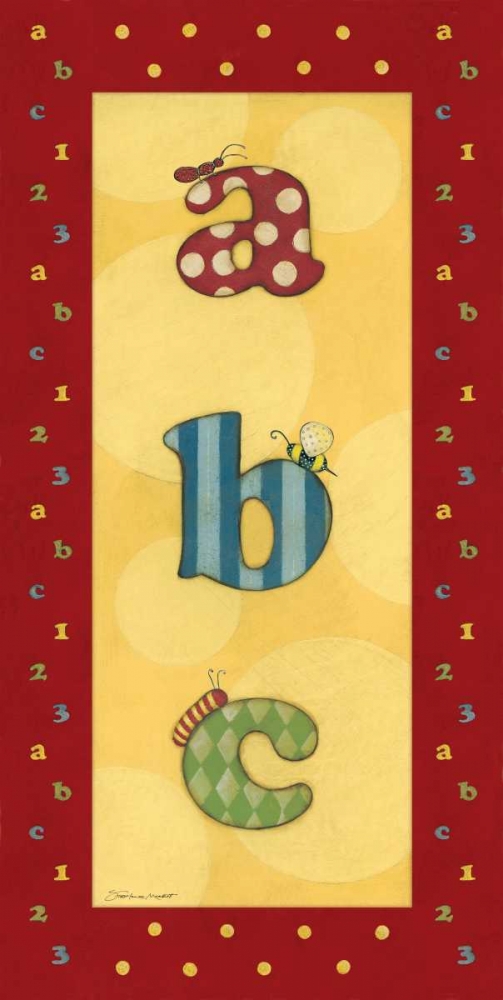 Juvenile ABC art print by Stephanie Marrott for $57.95 CAD