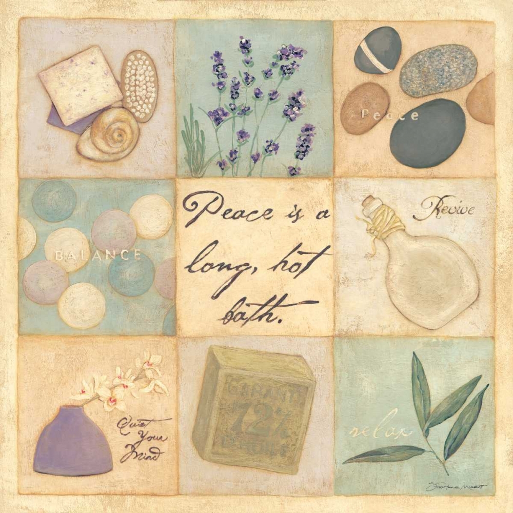 Peace is a Long Hot Bath art print by Stephanie Marrott for $57.95 CAD