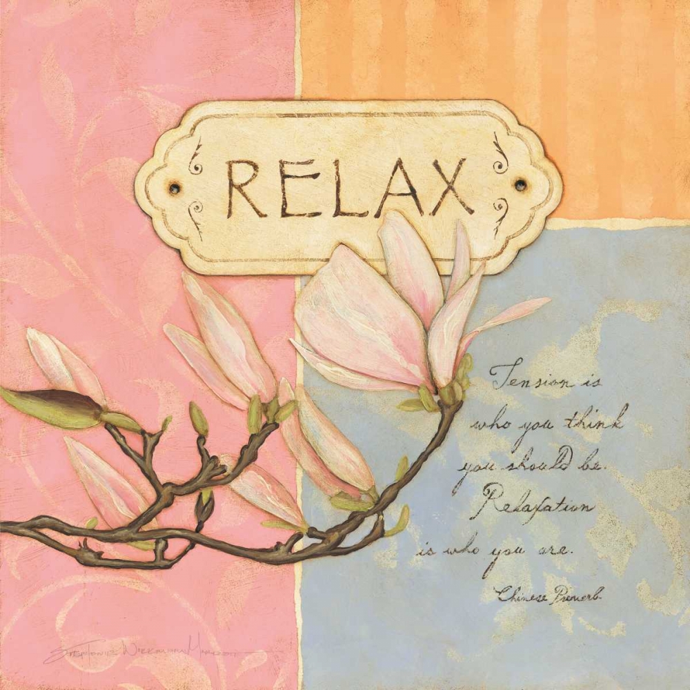 Relax art print by Stephanie Marrott for $57.95 CAD