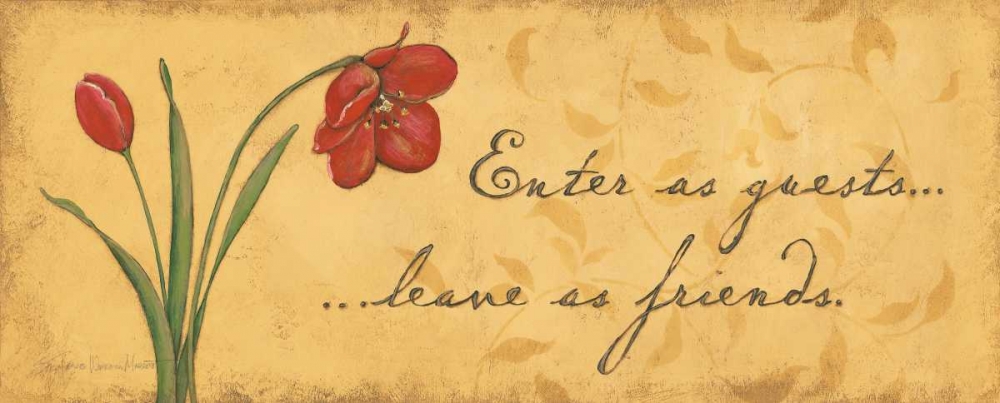 Enter as Guests art print by Stephanie Marrott for $57.95 CAD