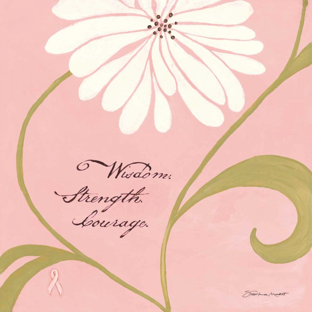 Wisdom Strength Courage art print by Stephanie Marrott for $57.95 CAD
