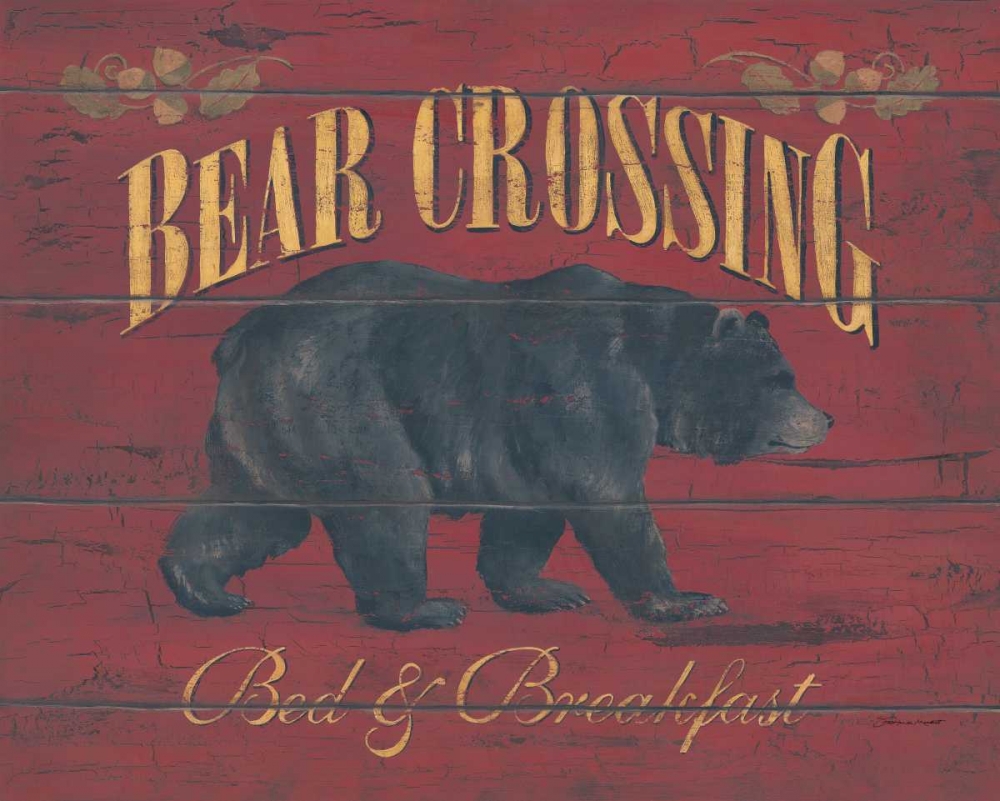 Bear Crossing art print by Stephanie Marrott for $57.95 CAD