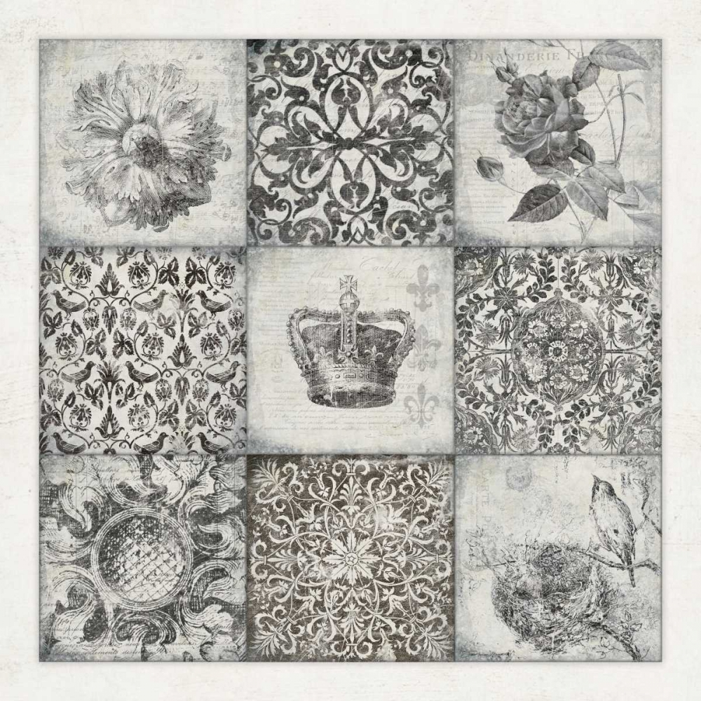 Black and White Nine Patch art print by Stephanie Marrott for $57.95 CAD