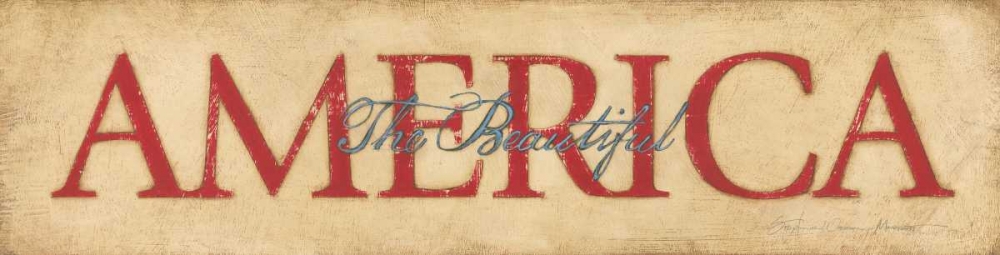 America the Beautiful art print by Stephanie Marrott for $57.95 CAD